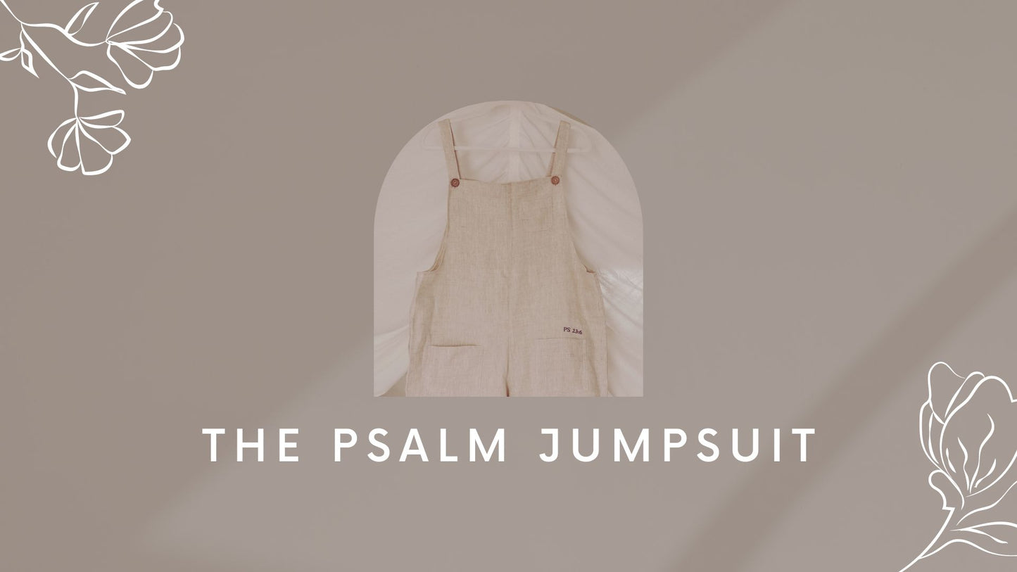 Introducing Our FIRST Apparel Collection: The Psalm Jumpsuits!